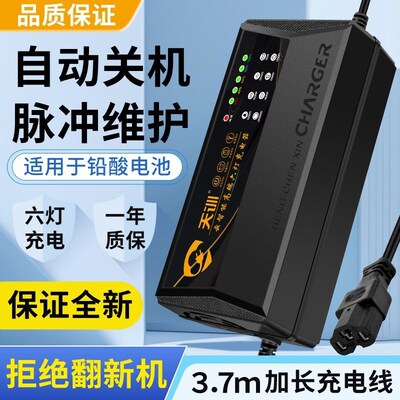 自动断电智能电动车充电器48V60V72V铅酸电池两轮电车三轮车专用