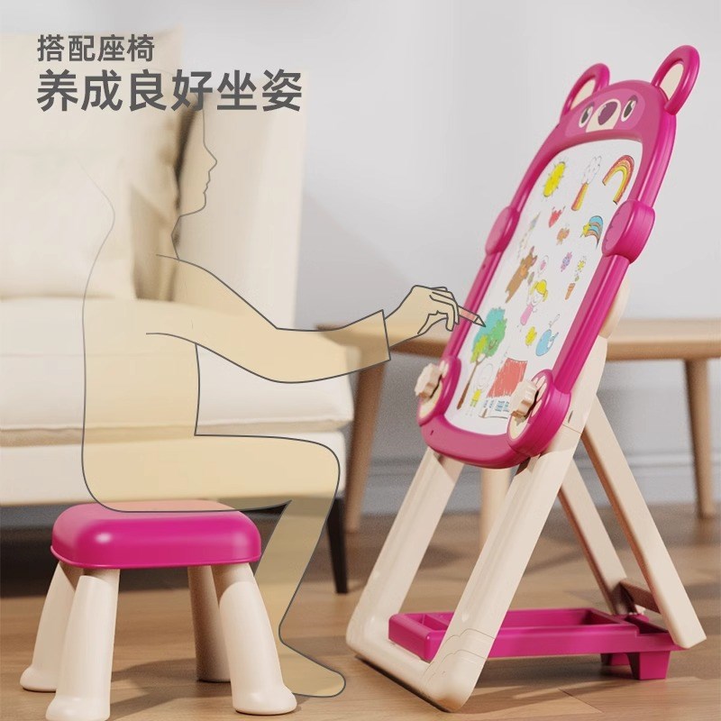 儿童画板小黑板家用婴幼儿写字板宝宝2涂鸦3手写板可擦写画画玩具