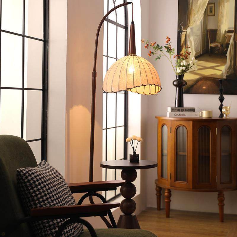 一法式中古落地侘寂网红风中式复古床头美式灯置249物架体钓鱼氛,家装灯饰光源,装饰落地灯,淘宝优惠券,粉丝福利购,淘宝优惠卷