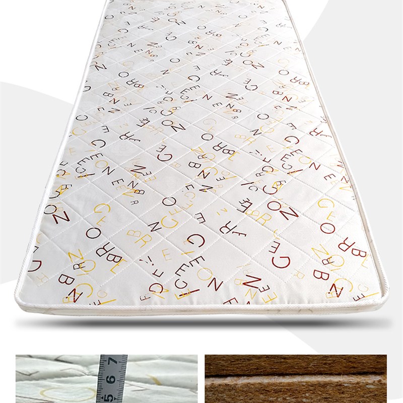 天然椰棕床垫学生宿舍单人专用床A垫硬垫护脊椎上下铺0.9m棕榈床