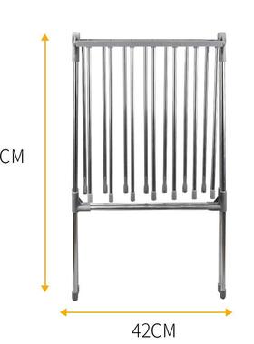 台可折叠衣不锈钢晾衣架创意翼型8442B晾室衣杆内窗落地挂衣架便