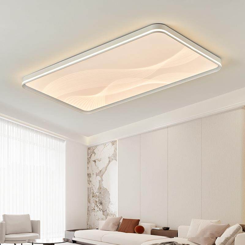 观飘带全光谱眼灯卧室灯简约极护55464简大气高亮月菱晶面板客厅,家装灯饰光源,客厅吸顶灯,淘宝优惠券,粉丝福利购,淘宝优惠卷