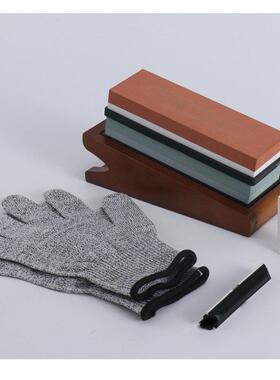 0厨房家用磨刀石4TP-201210/10003000/8000油砥石双面磨石斜坡底