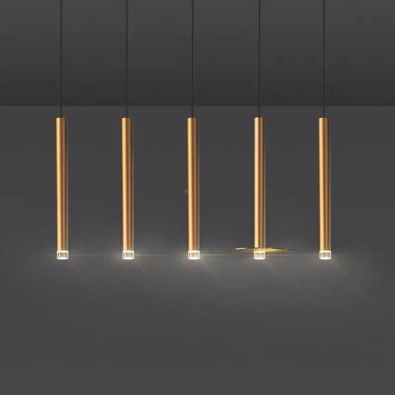 简约铜本色柱圆吧台铁艺形吊线灯现代212轻奢风酒店小卧室床头吊,家装灯饰光源,智能吊灯,淘宝优惠券,粉丝福利购,淘宝优惠卷