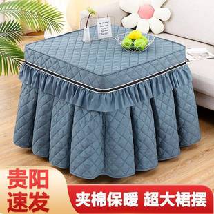 加绒炉加厚电炉罩套新款正电方形茶几暖烤火烤2025跨境炉火桌子套