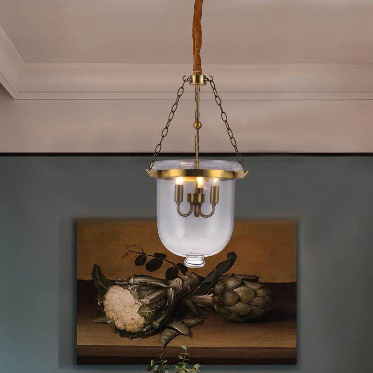 铜色圆形美乡村725蜡水创意个性客厅灯餐厅灯烛灯工业玻璃桶吊式,家装灯饰光源,智能吊灯,淘宝优惠券,粉丝福利购,淘宝优惠卷