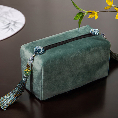 欧式餐巾a纸盒子纸巾盒轻奢家用创意汽车抽纸袋布艺车载客厅纸巾