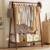 挂衣帽LVN架落地卧室内衣子简易物放衣服置非实架木酒店家用晾衣