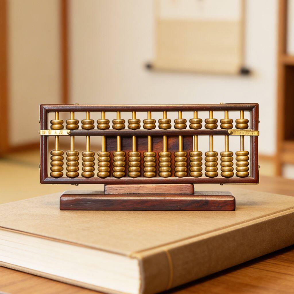 红木礼品老式算盘摆件珠心算红酸枝实木陪嫁小孩抓周乔迁新居开业