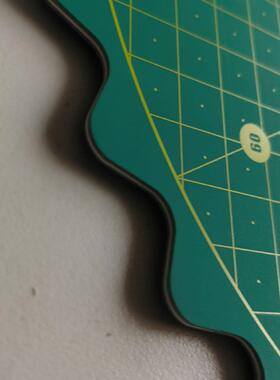 1可4英由寸旋R1414转垫板自愈切割板止滑防水自转动