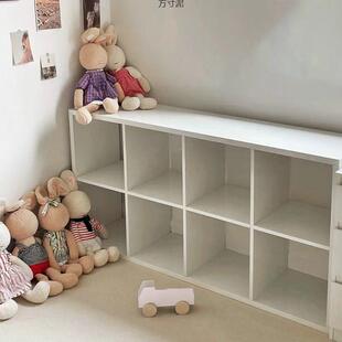 用矮见详情柜架落地书家组合书柜小型收纳书柜子储物柜自由组合格