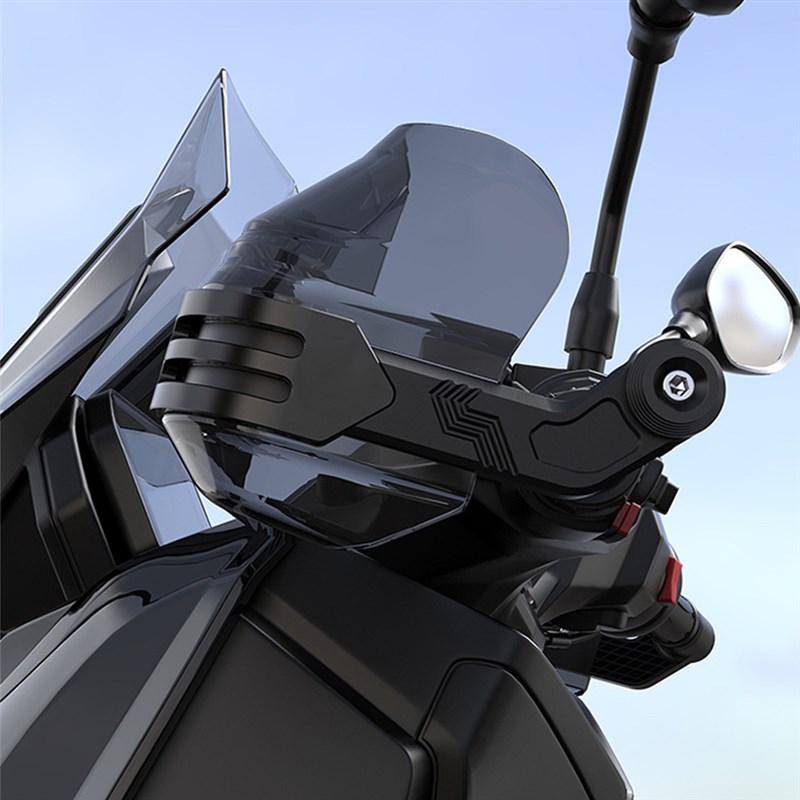 适用无极踏板SR4maxo SR250GT 150GT改装车把挡风护手防风护罩配