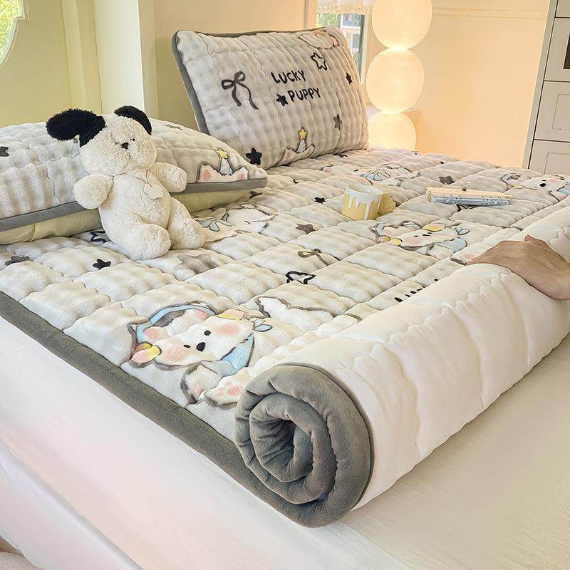 冬季绒兔毛毛毯用床垫家软垫加绒保2025新款舍暖牛奶绒床褥垫子学,床上用品,床垫/床褥/床护垫/榻榻米床垫,淘宝优惠券,粉丝福利购,淘宝优惠卷