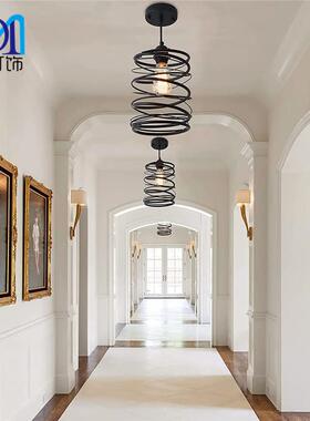 创意个性北欧餐厅弹簧MD220512吊灯吊现代简约过道吧台茶奶咖小啡