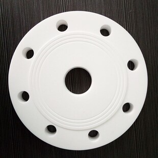 四氟法兰垫片四氟盲板法兰PFTE铁氟龙垫片O型非标聚四氟乙烯垫片