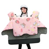 冬季 电动车挡风被骑车挡防风挡雨罩小型电动车加绒加厚男女防寒罩