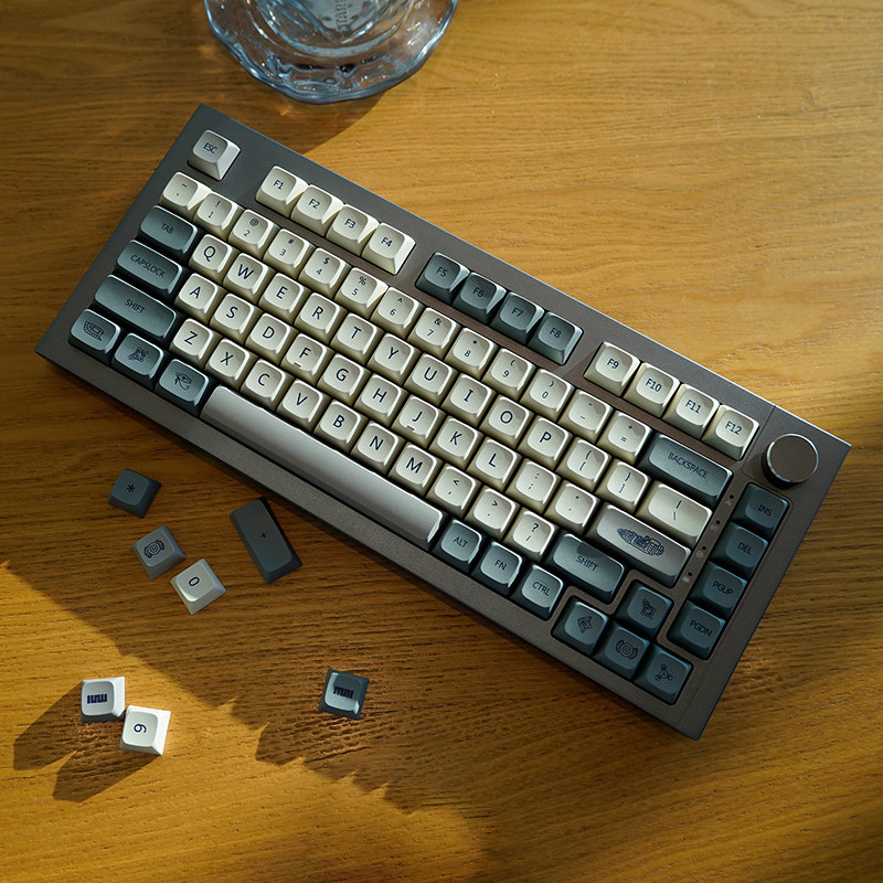 雷咖泽R75热插拔铝坨坨套件Gasket结构无线三模75%配列客制化键盘