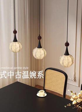 照月法式繁花厅餐吊灯中古风家用53910围餐厅灯复古艺术氛茶室吧