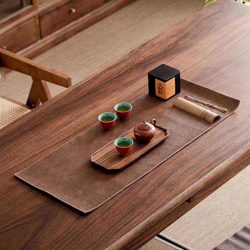 家居皮革茶席旗防水茶加垫茶风简约可桌布茶布茶席干泡8014-CDP厚
