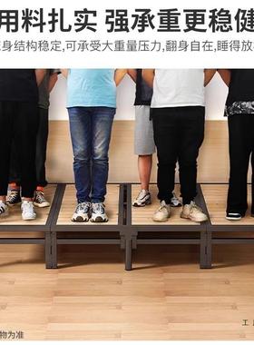 实木5折叠床成人家用单人床1租米5易两用简202新款出房加UUP固硬