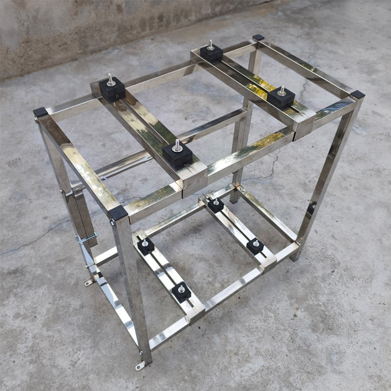 不锈钢空调外机落地架1.5P3P5PC中央空调底座垫高架单双层架空气