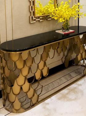 现货轻奢大玄理石玄台39421门厅走廊酒玄关关桌现代简约店关桌子