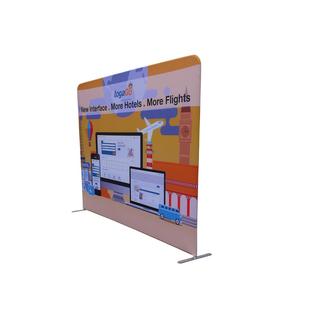 API摄影直播背景HP 01板H展背景架拉网架展架会议活动签名背墙快