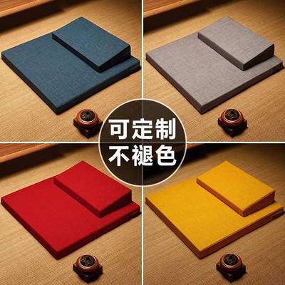 打坐垫禅修垫专蒲团坐垫用加厚硬椰棕WTB家用跪垫加静拜垫冥想坐