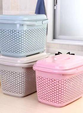 市家用手提式塑料F966ST7M超购物篮双层野特厚买菜水果喜零食收纳