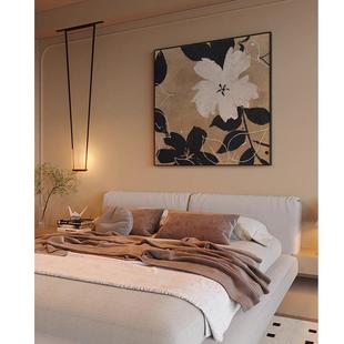 客厅沙发背景墙头装画简饰画定制花卉约玄关画酒店卧室床茶花卉餐