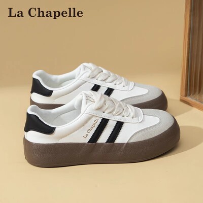 拉夏贝尔德训鞋女小众原创小白鞋