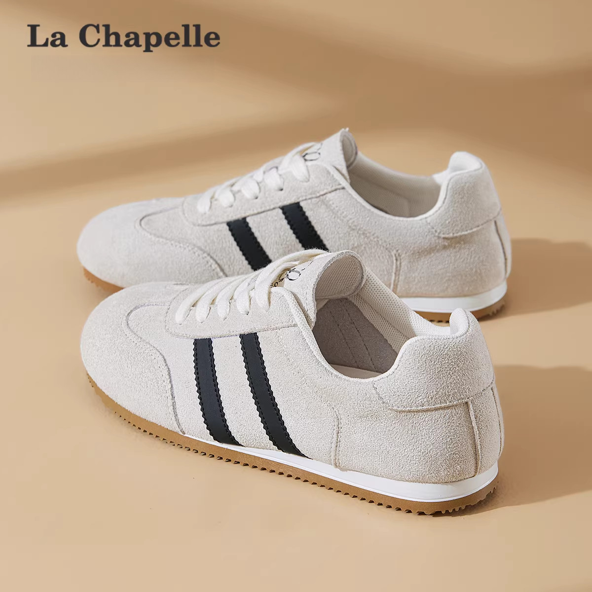 拉夏贝尔美式德训鞋女鞋2026款网红款薄款透气平底休闲运动鞋潮牌,女鞋,德训鞋,淘宝优惠券,粉丝福利购,淘宝优惠卷