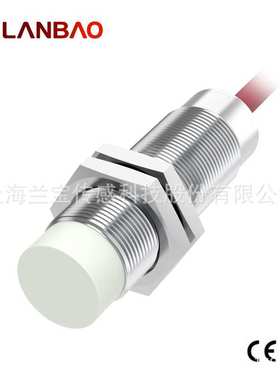 兰宝传感器LR18XBN08DPOW 耐高温120℃ PNP防水8mm 电感接近开关