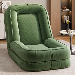 懒人沙发人类狗窝榻榻米可躺可睡躺椅卧室单人可折叠沙发床窝窝椅