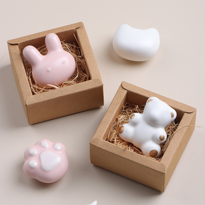 新款简约女孩衣柜拉手动物卡通现代可爱儿童卧室衣橱柜五斗柜把手