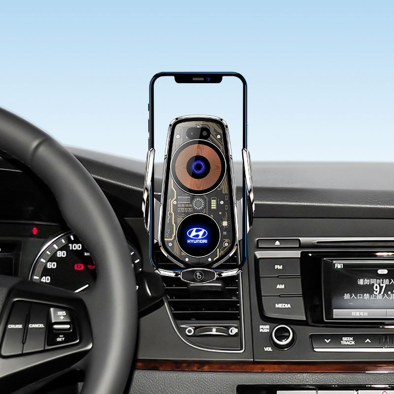 现代名图车载手机支架专用出风口卡扣式汽车新款支撑导航架改装件