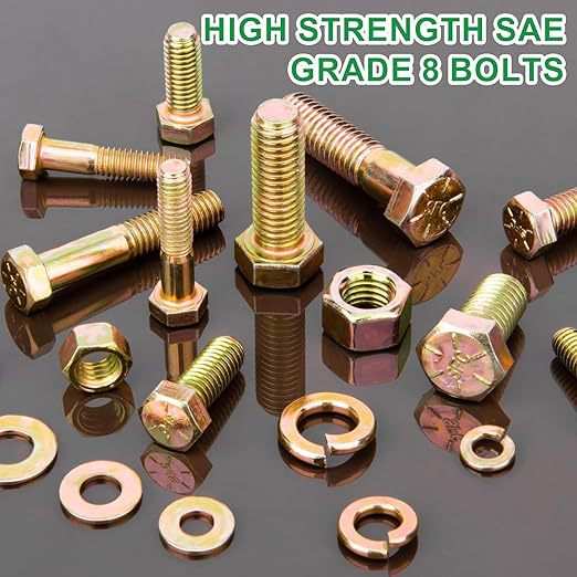 跨境 566pcs/盒英美制外六角螺栓配平垫螺母螺丝组合套装盒装8级