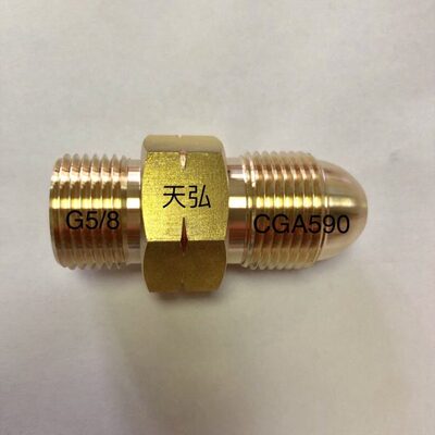 CGA590外丝转G5/8W21.8外丝CGA320外丝G3/4外丝CGA540美制转接头