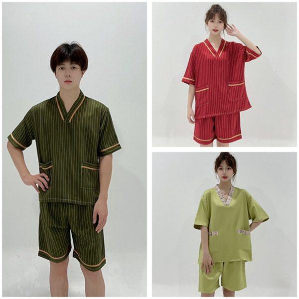 2023新款汗蒸服女贡麻大码男士浴服足疗洗浴按摩桑拿会所客人睡衣,居家布艺,汗蒸服,淘宝优惠券,粉丝福利购,淘宝优惠卷