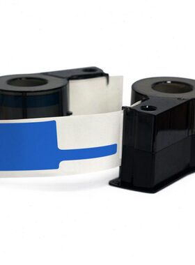 开玛K8038 线缆标签 38mm*25mm+40mm 100片/盒 蓝色(可选色) 单位