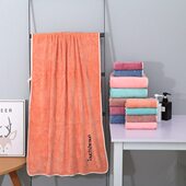 青春派浴巾厂家毛巾加厚400克吸水情侣洗澡沙滩巾 浴巾