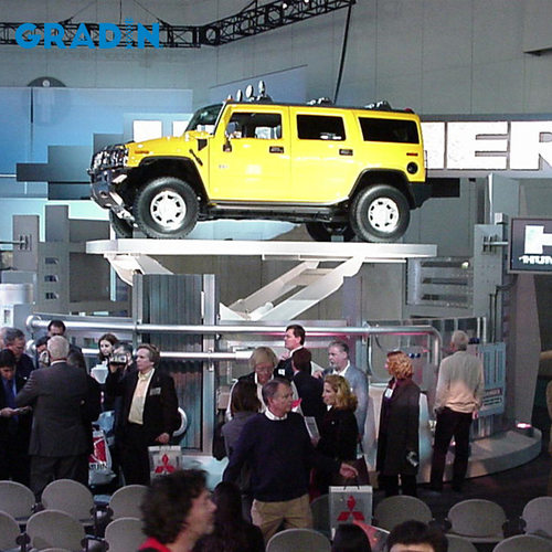 旋转剪刀式汽车升降平台 4s店车展汽车旋转展示台 剪叉式升降机