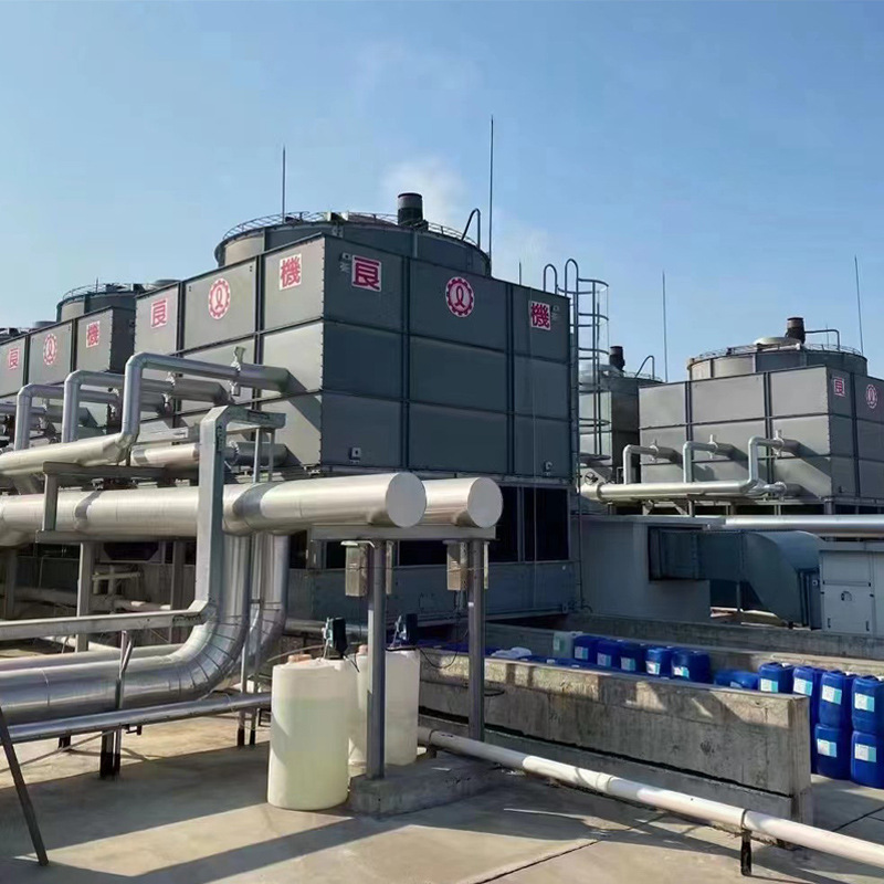 良机LNCM密闭式冷却塔方形横流式钢板冷却塔玻璃钢逆流式水塔