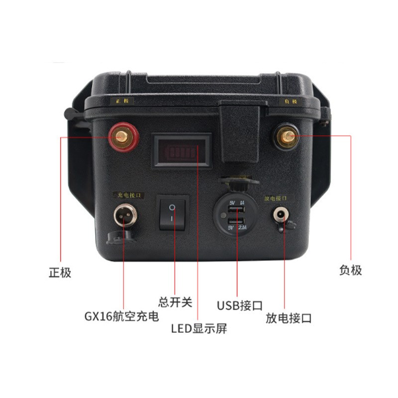 12v100ah船用推进器锂电池大容量24伏磷酸铁锂电池户外用