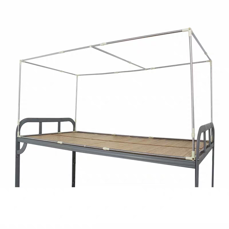 可伸缩宿舍床帘支架上铺学生寝室单人床架下铺带架子蚊帐支架杆子