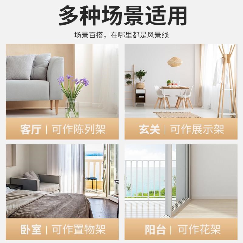 新款阶梯式花架室内多层不锈钢花盆架阳台靠墙落地式简约铁艺置物