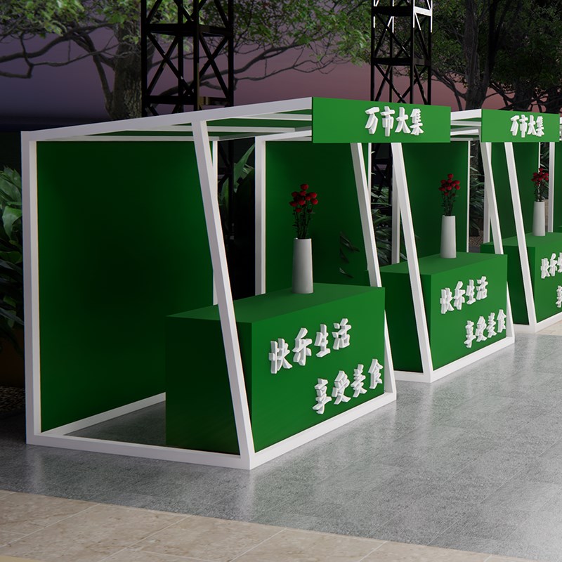 网红集市摆摊货架市集节日摊位展示架户外商业活动棚架帐篷地摊架