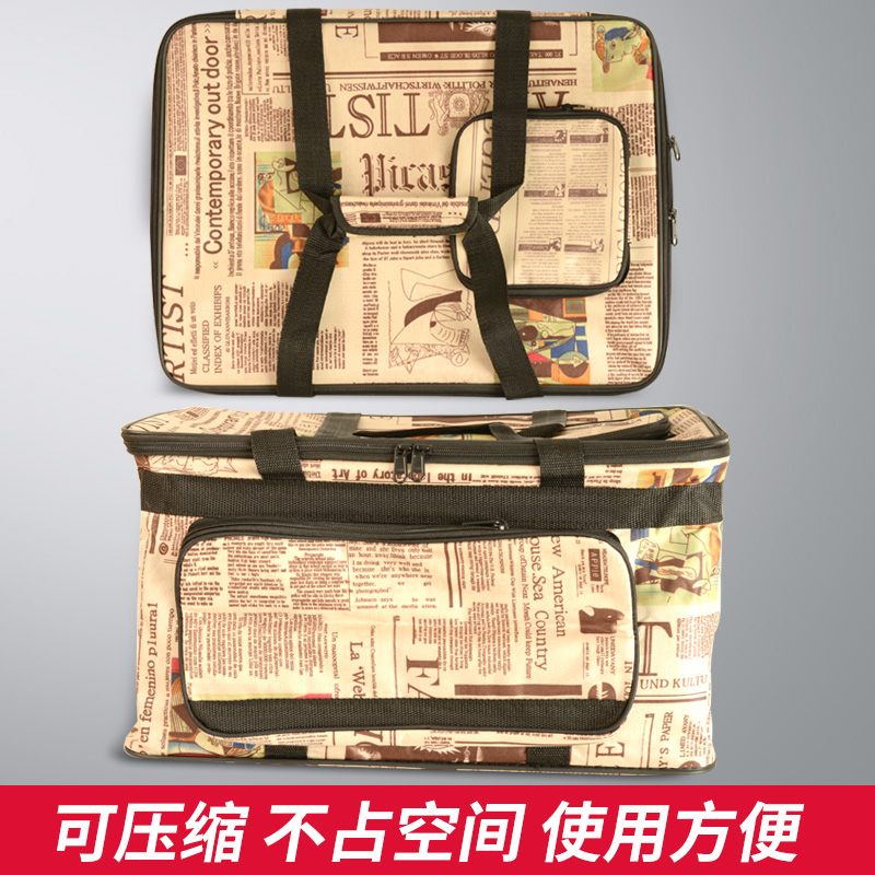水粉颜料画箱工具包帆布美术工具箱手提式多功能工具包大容量画具