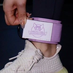 龙门架脚踝扣绳索后踢腿绑带脚套健身脚踝扣练臀脚环踝力量训练