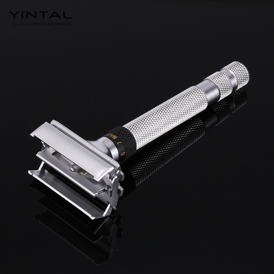 手动剃须刀7档可调节锋利度男士老式刮脸刮胡刀全铜打造水洗不锈